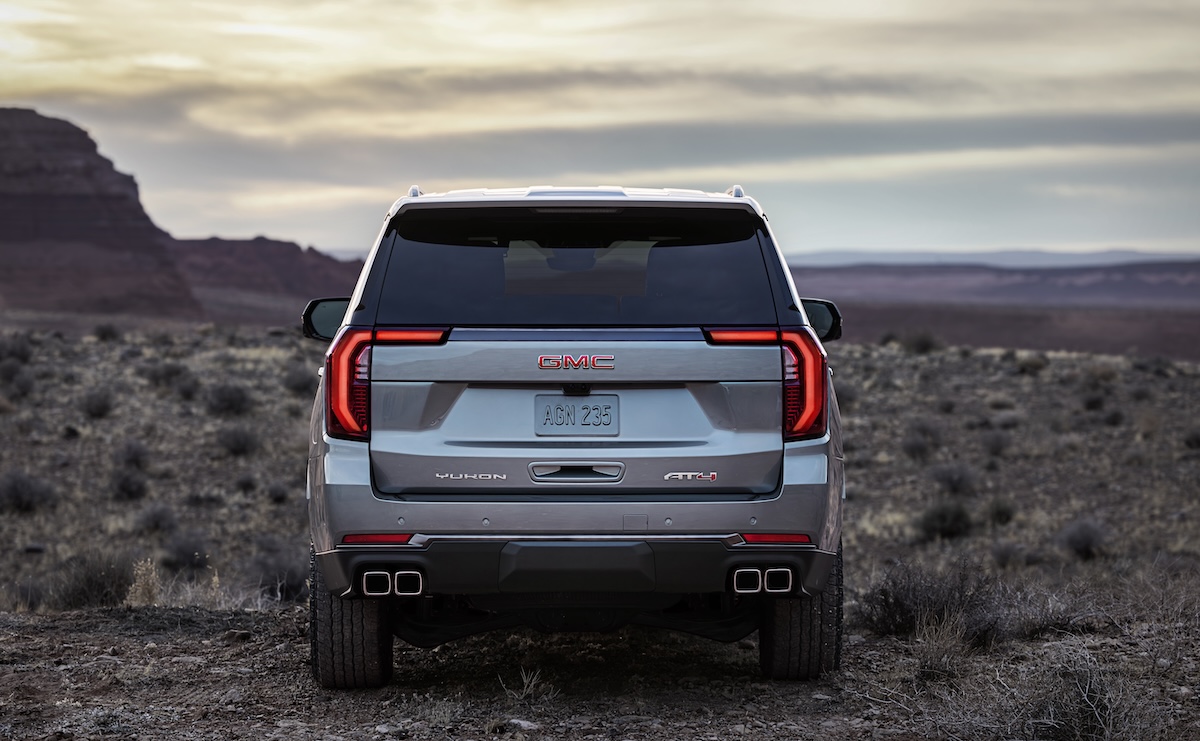 2025 GMC Yukon AT4 Ultimate rear grey
