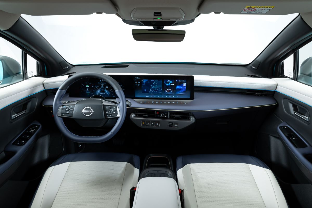 2026 Nissan Leaf review interior dashboard
