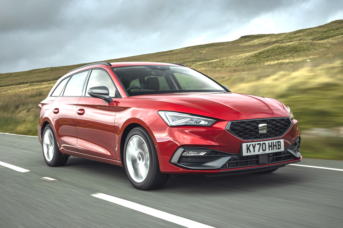 Seat Leon Estate driving