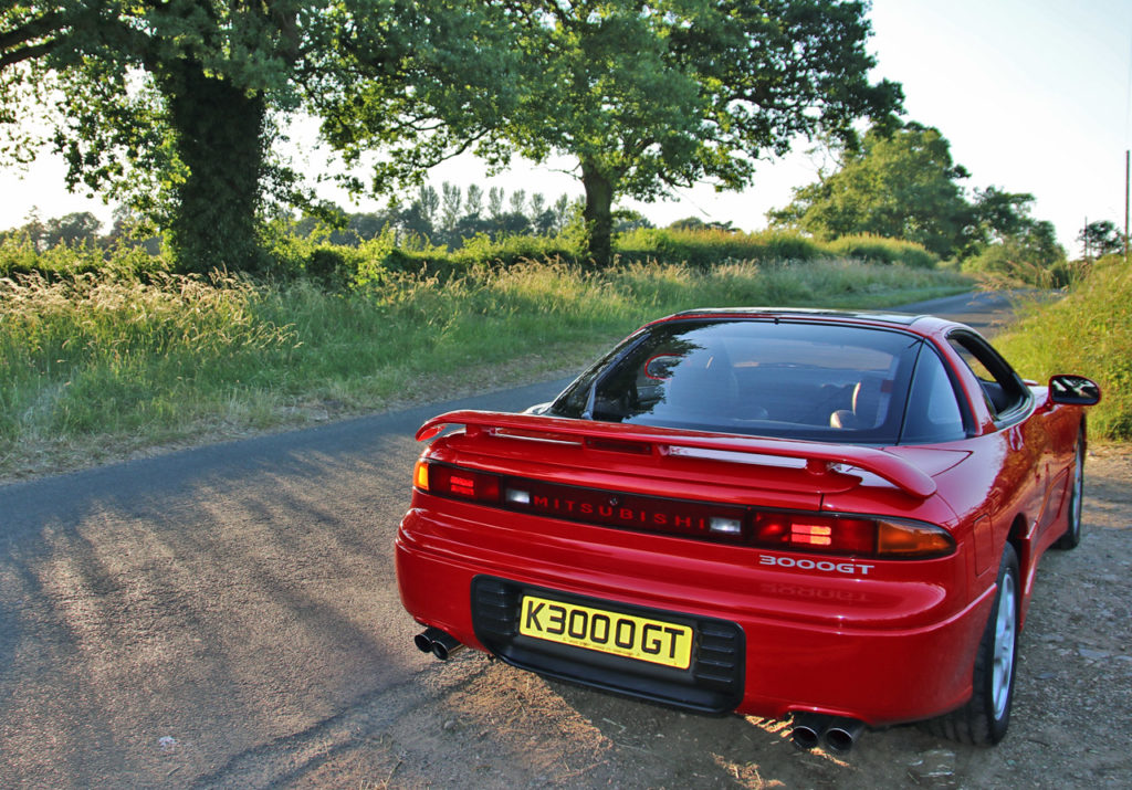 Automotive Reincarnations: Mitsubishi 3000 GT and Mercedes-AMG C43 Coupe Rear View