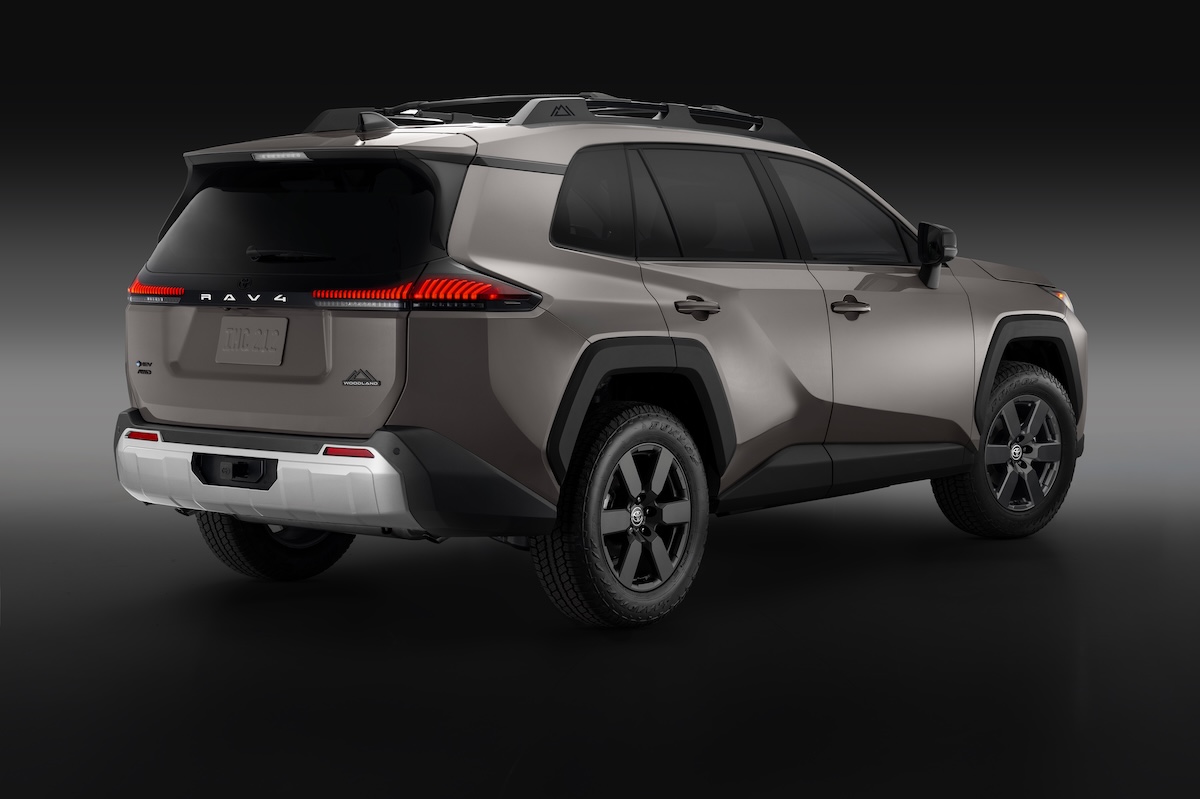 2026 Toyota RAV4 Woodland UrbanRock Studio rear view