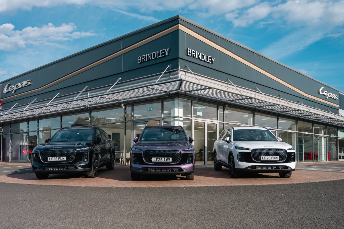 Chinese cars UK Lepas car dealership with three cars
