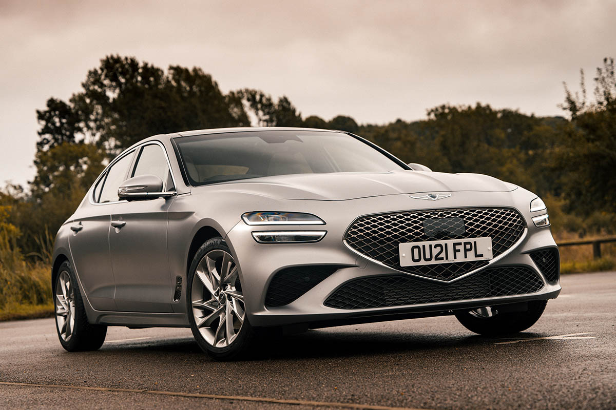 Genesis G70 front driving