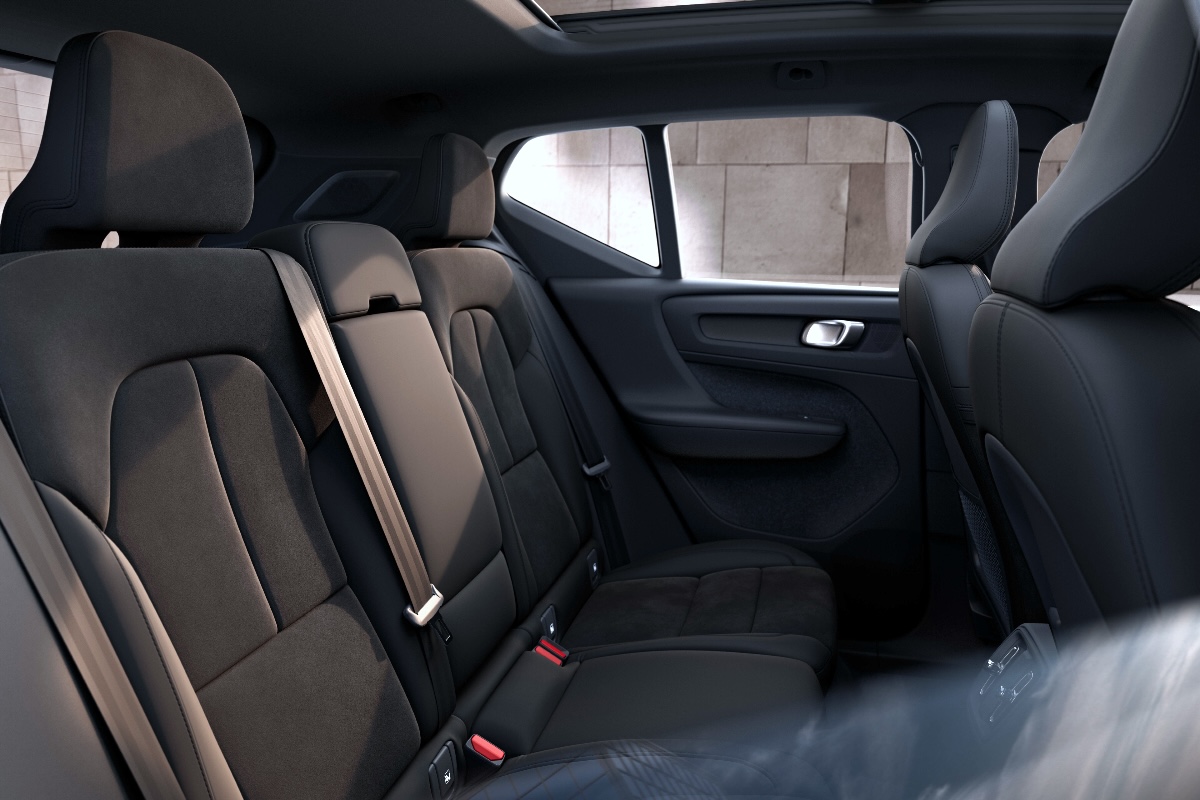 2027 Volvo EX40 Studio back seat