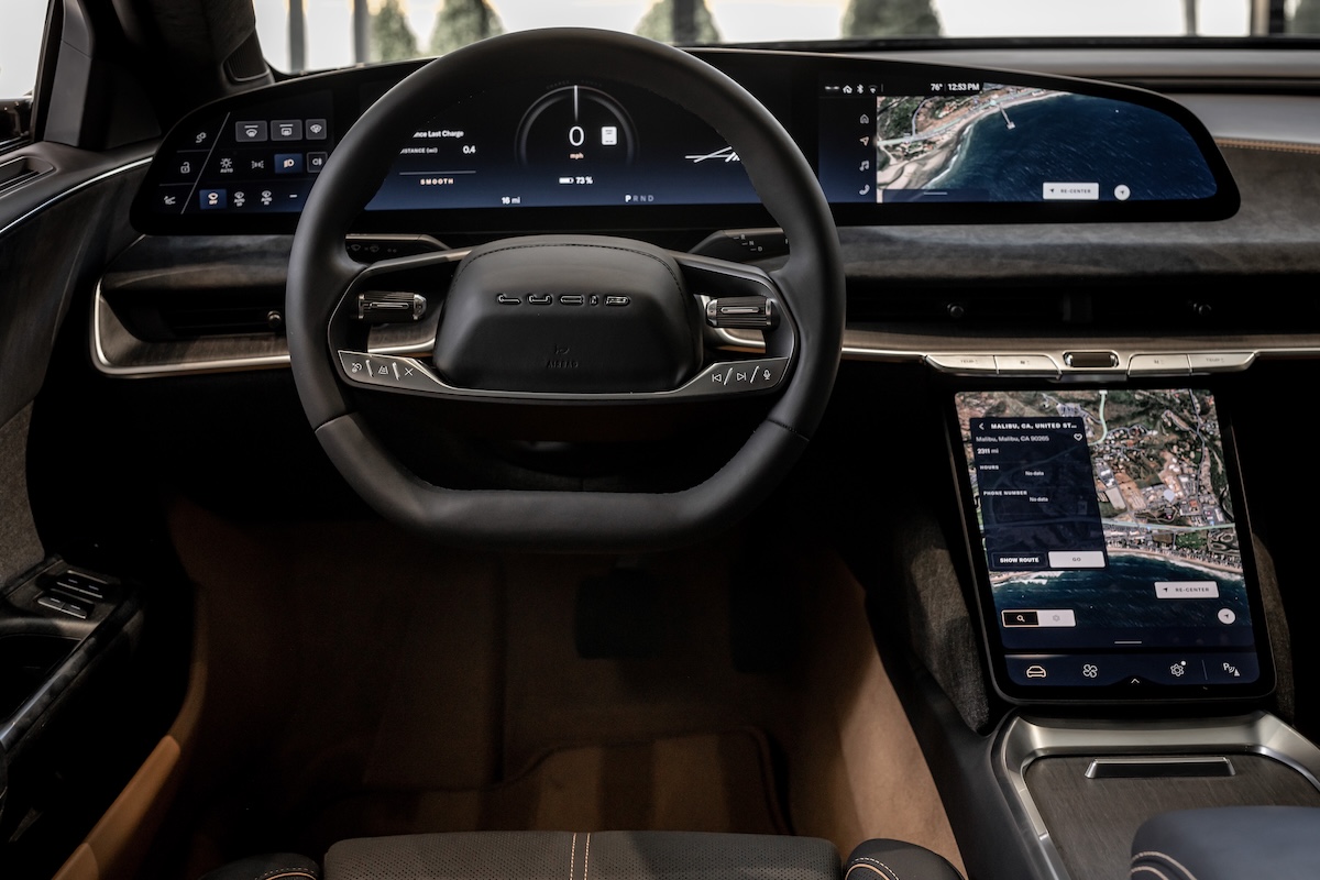 2025 Lucid Air interior