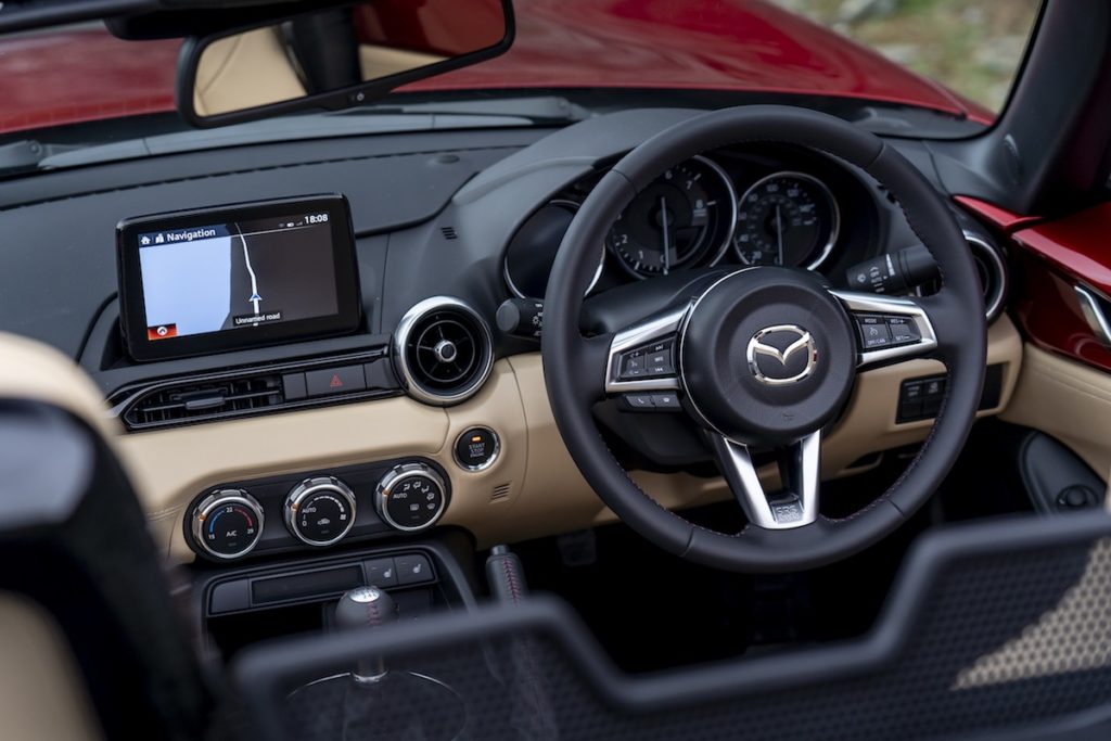 Automotive Anniversary: 30 Years of the Mazda MX-5 MK4 Interior