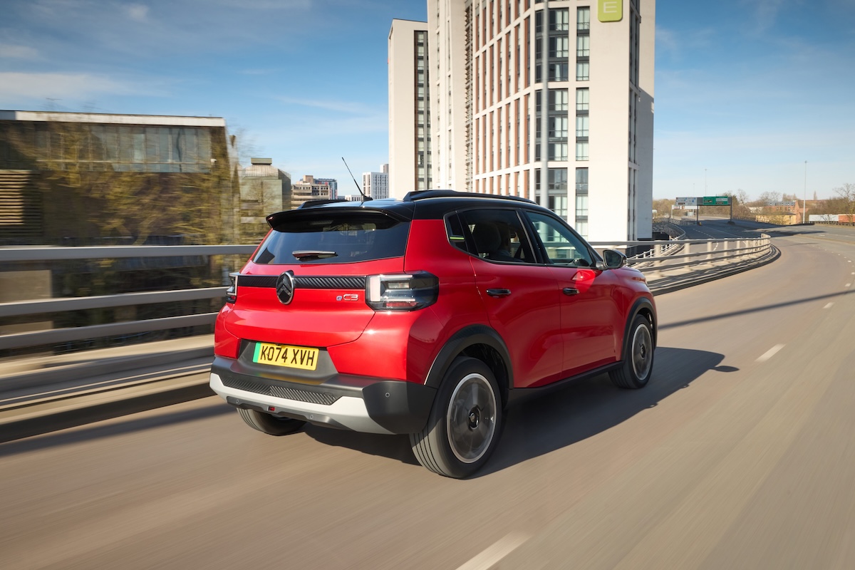 CITROEN E-C3 rear driving