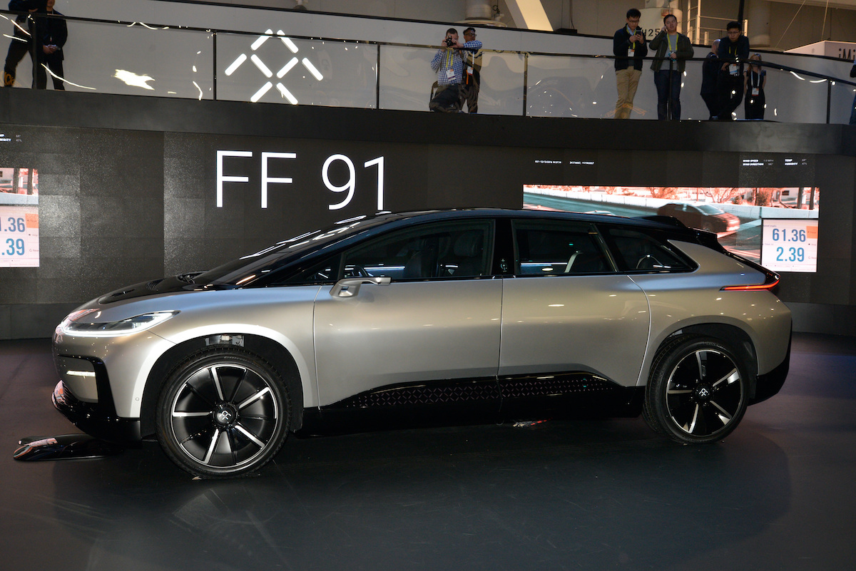 Faraday Future FF91 concept side