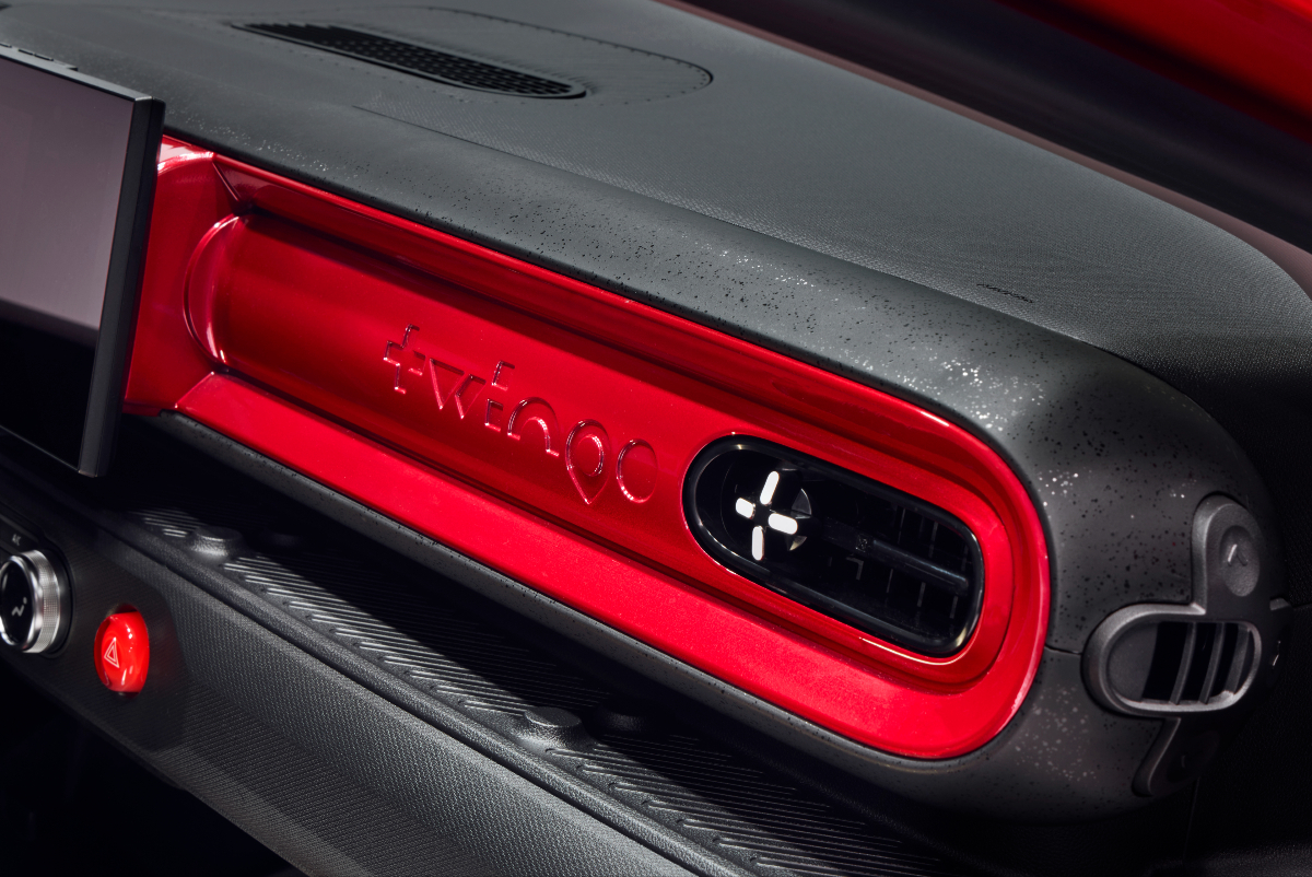 2027 Renault Twingo red interior detail