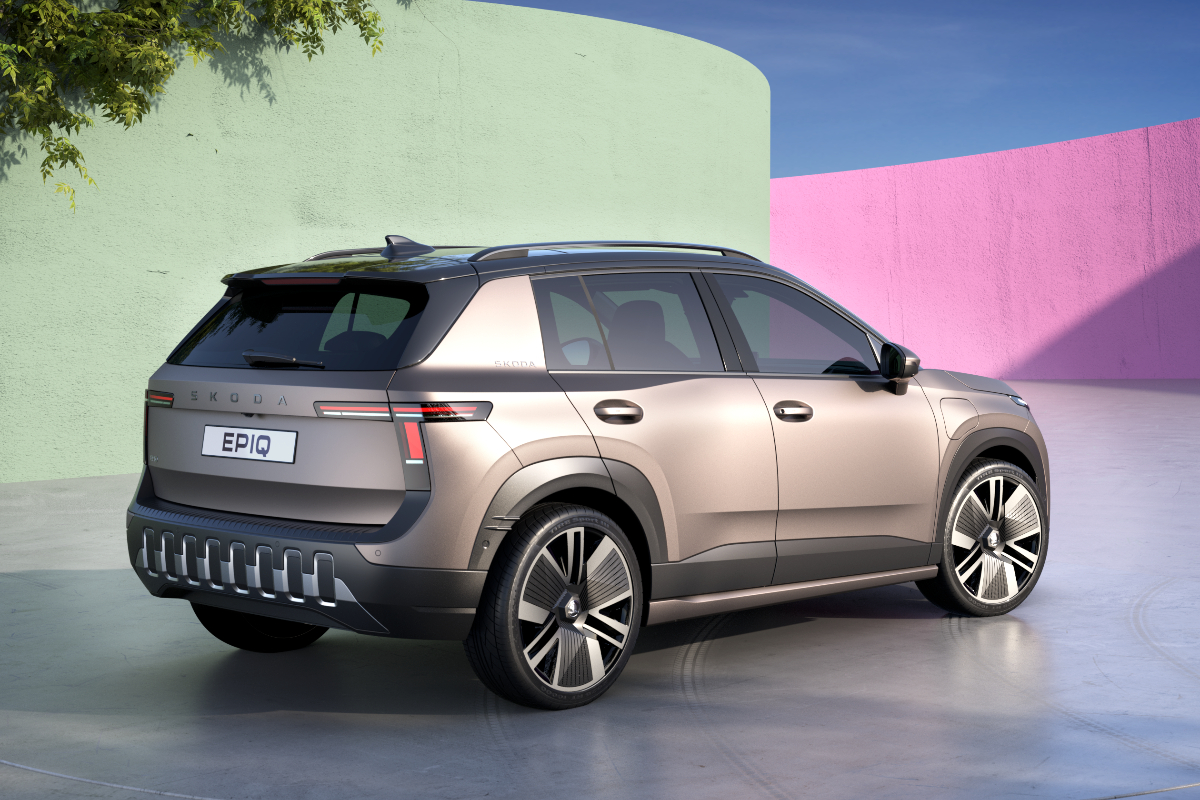 2025 Skoda Epiq show car rear view