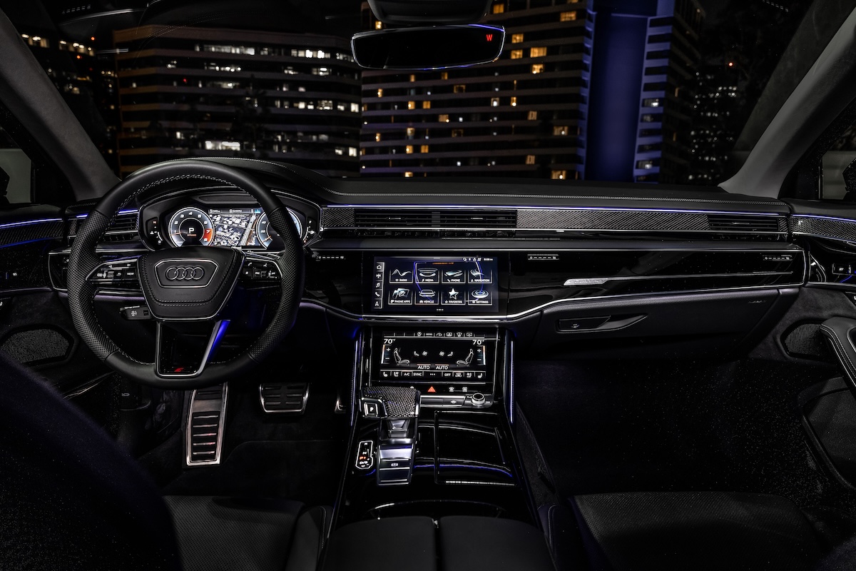 Audi S8 interior