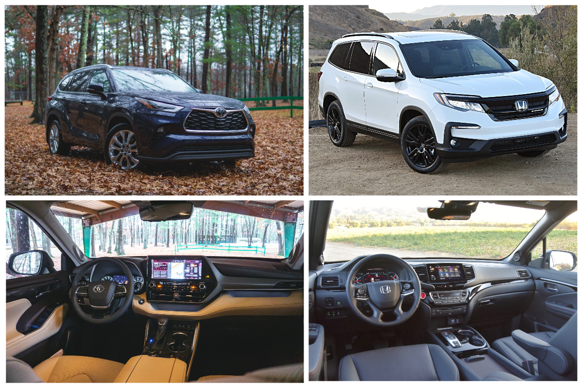 2021 Toyota Highlander vs 2021 Honda Pilot