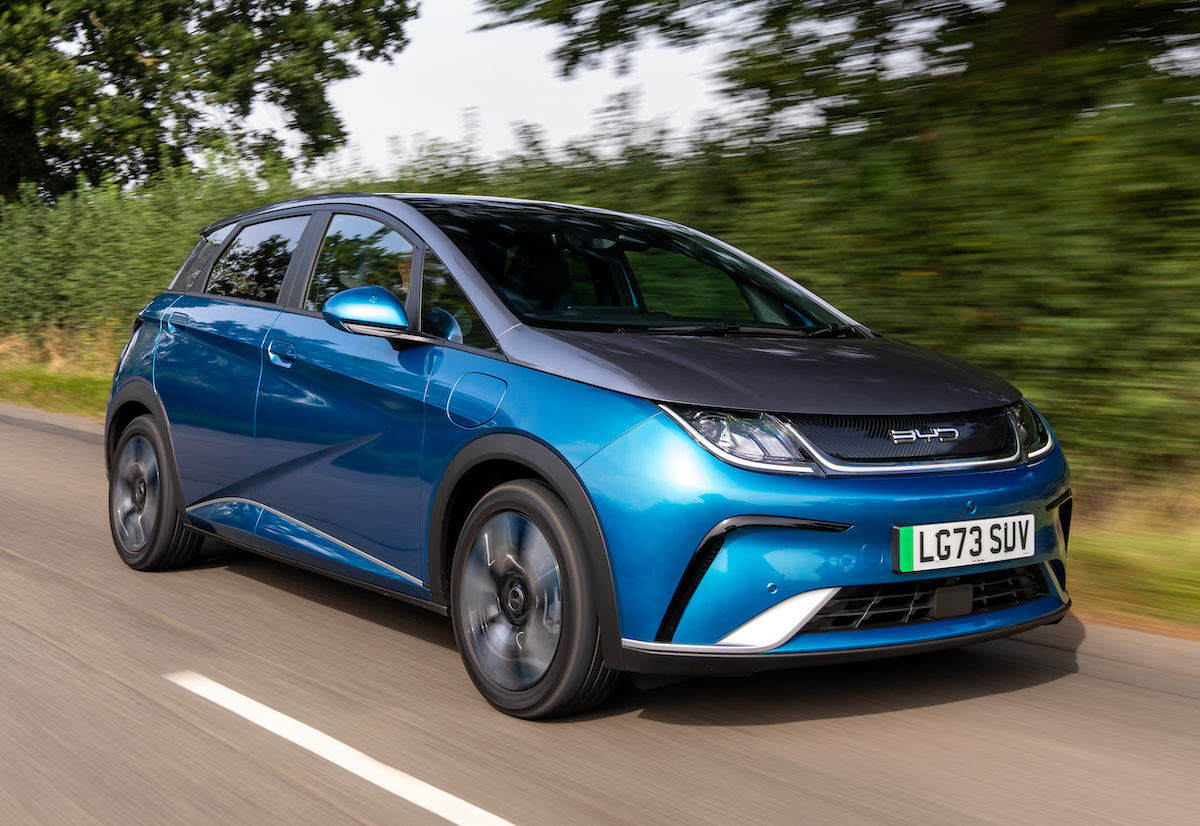 BYD Dolphin front driving