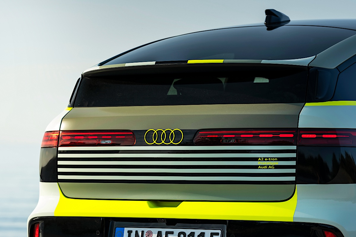 2026 Audi A2 E-Tron rear detail