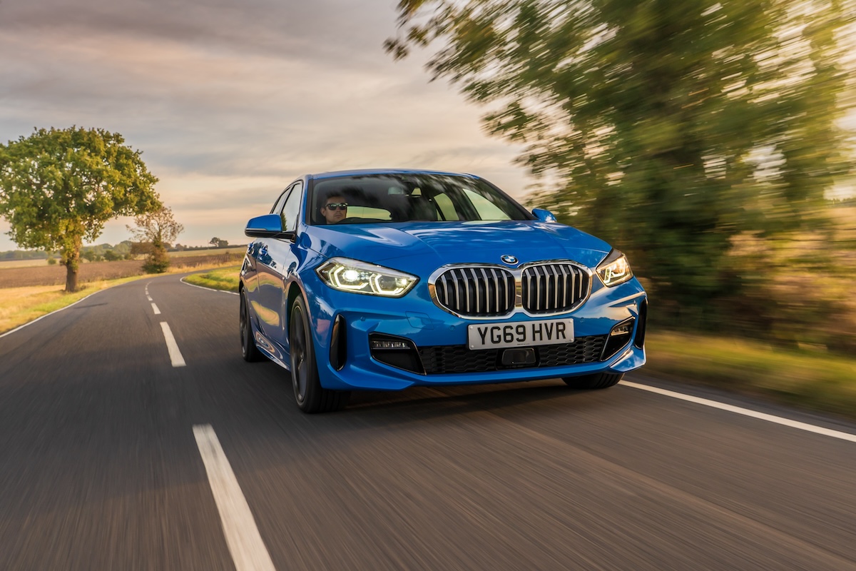 2019 BMW 1 Series front static blue