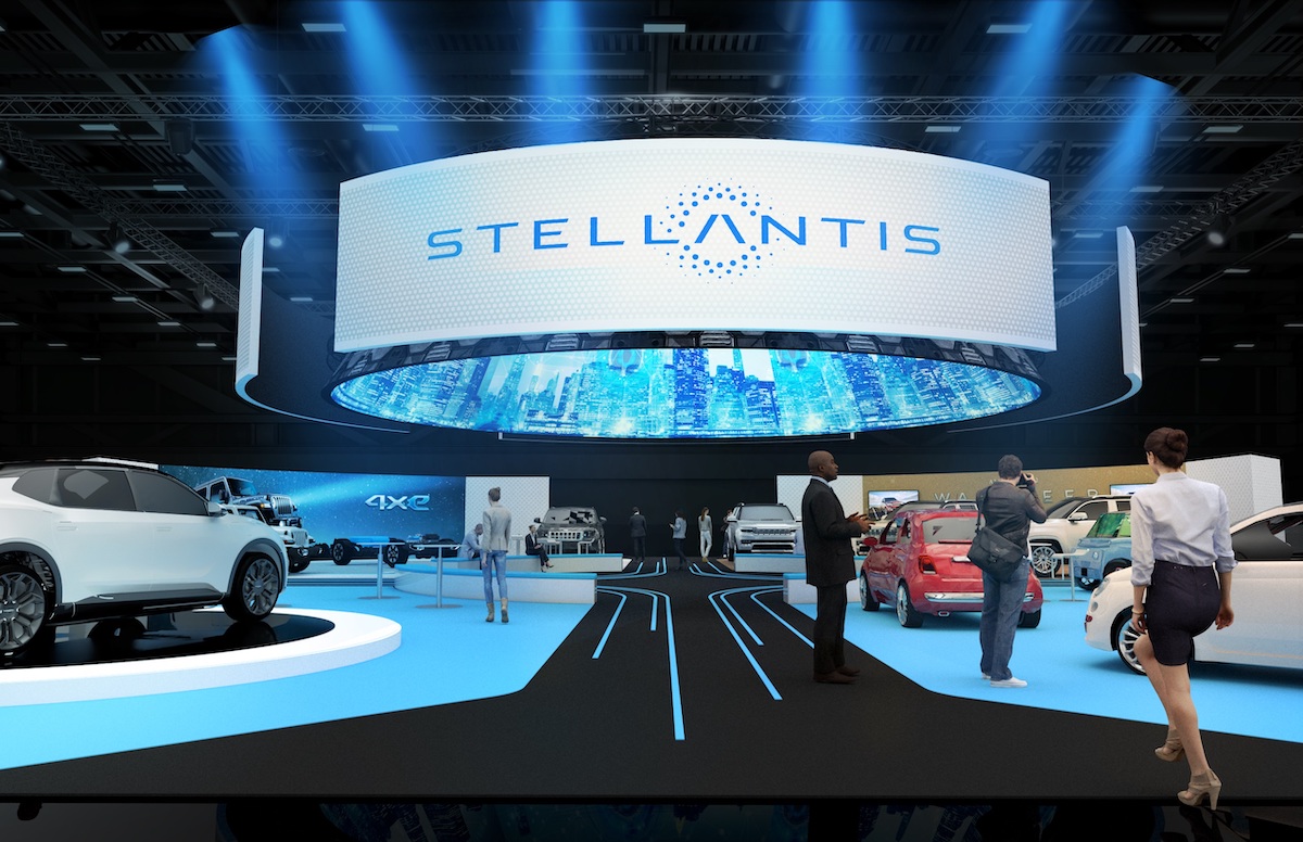 Stellantis stand at CES