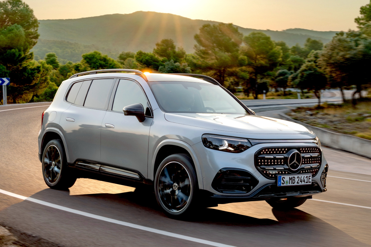 2026 Mercedes-Benz GLB front driving 1