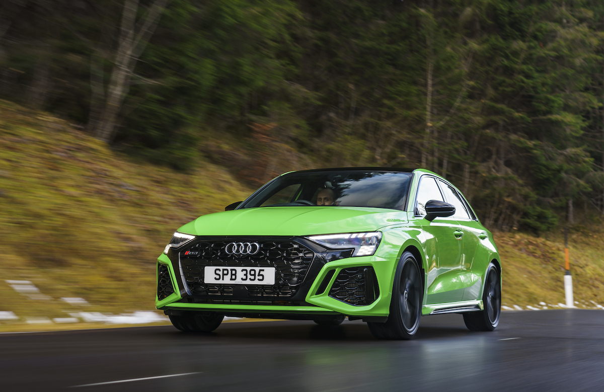 Audi RS3 front driving