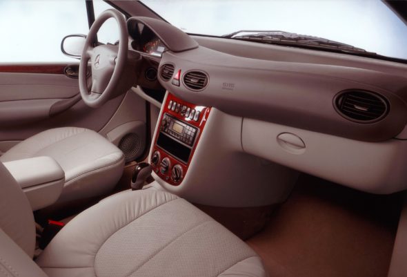 History Guide: Mercedes-Benz A-Class 1st Generation Interior