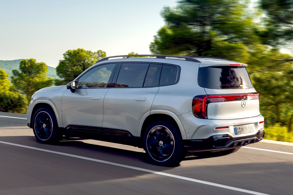 2026 Mercedes-Benz GLB rear driving 1