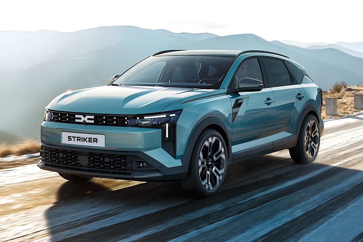 2026 Dacia Striker front driving