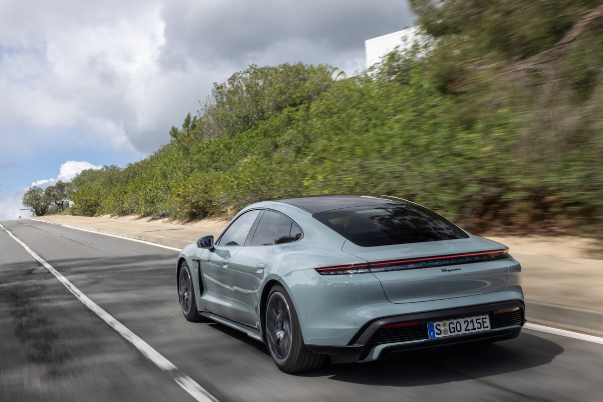 2025 Porsche Taycan rear