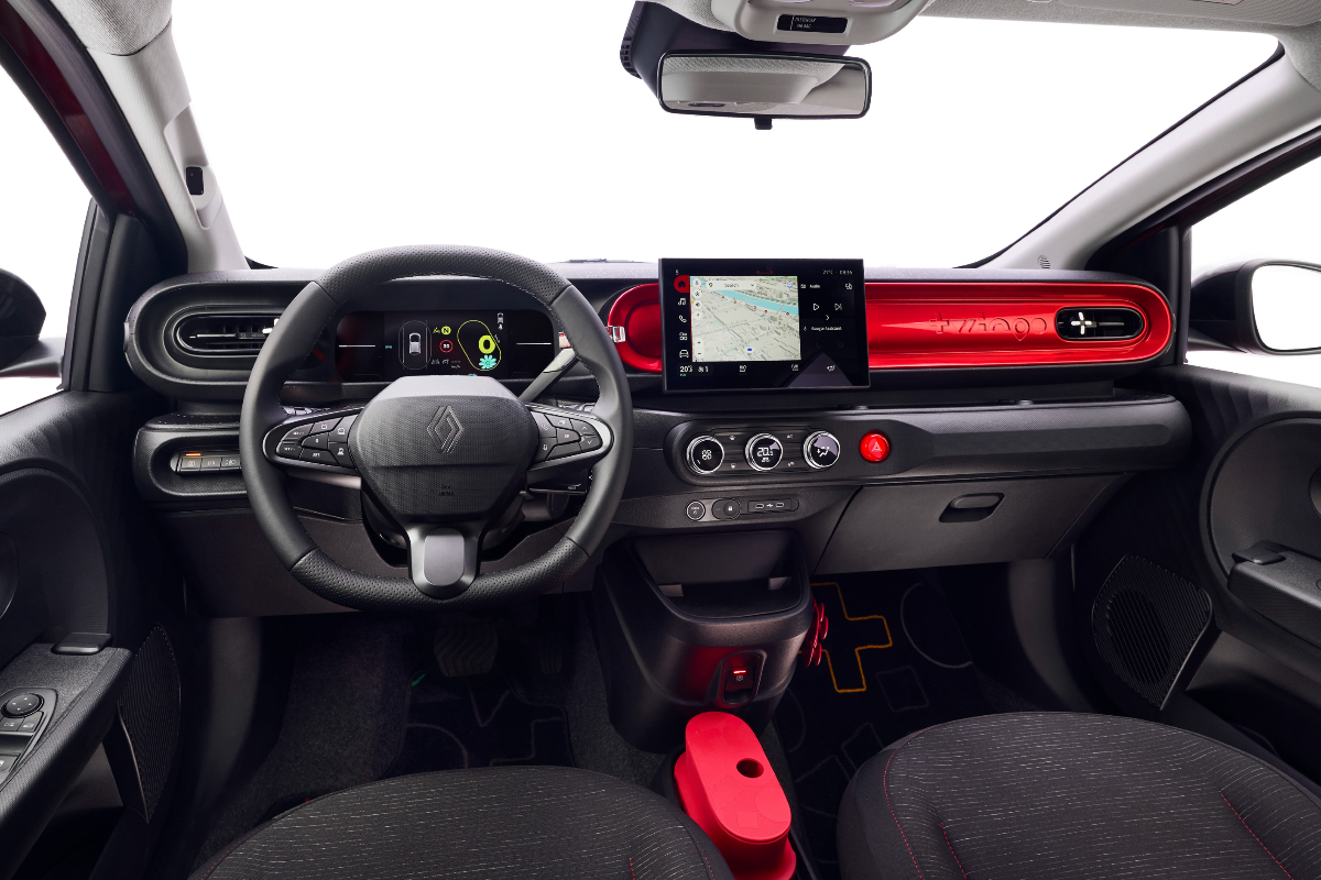 2027 Renault Twingo red dashboard