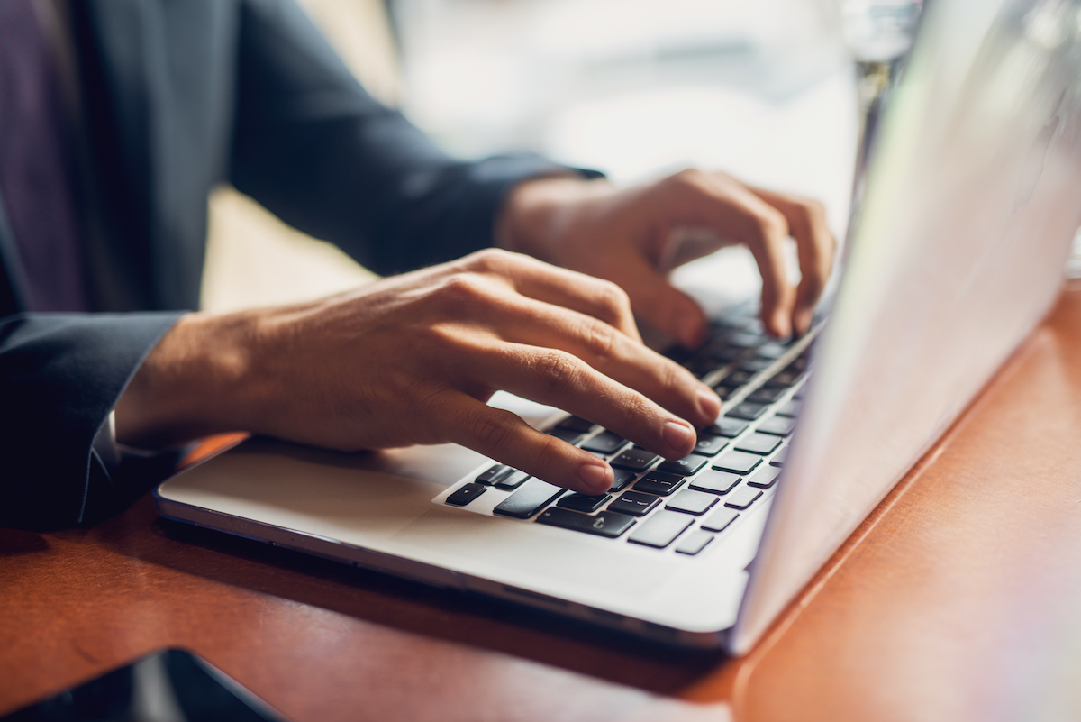 Person using laptop 4