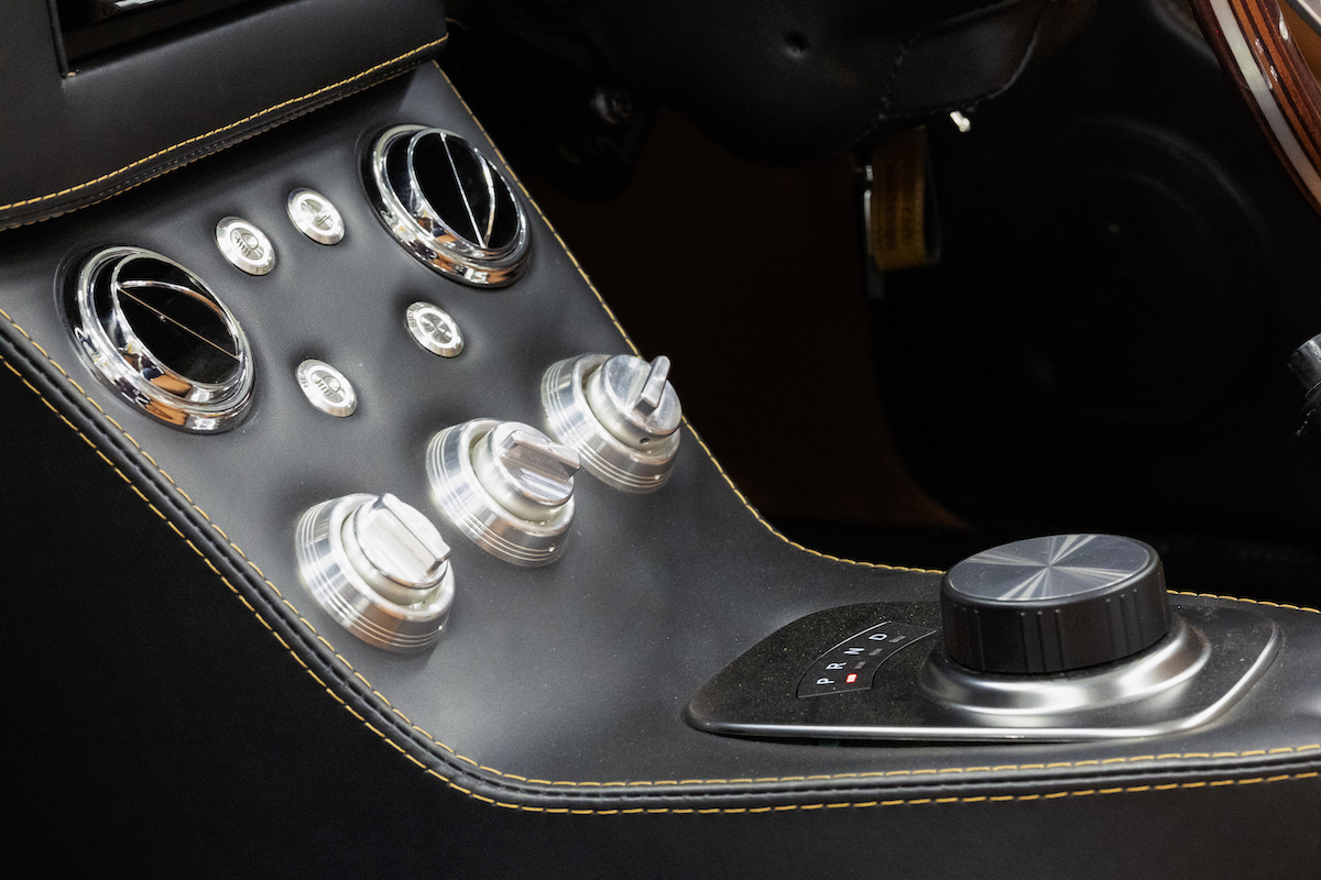 Electric classic RBW e Roadster interior buttons