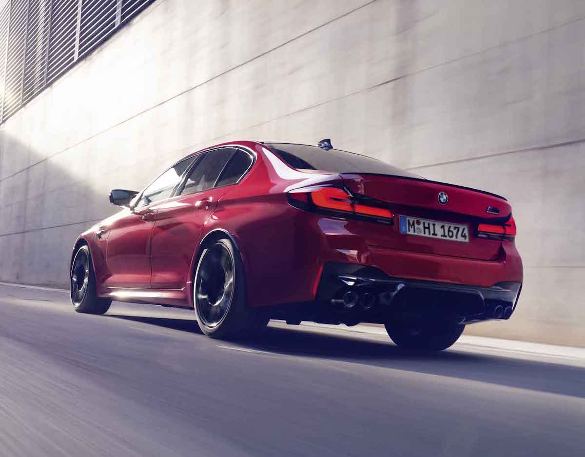 BMW M5 Competition rear