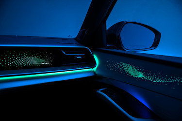 organic spiral lighting pattern