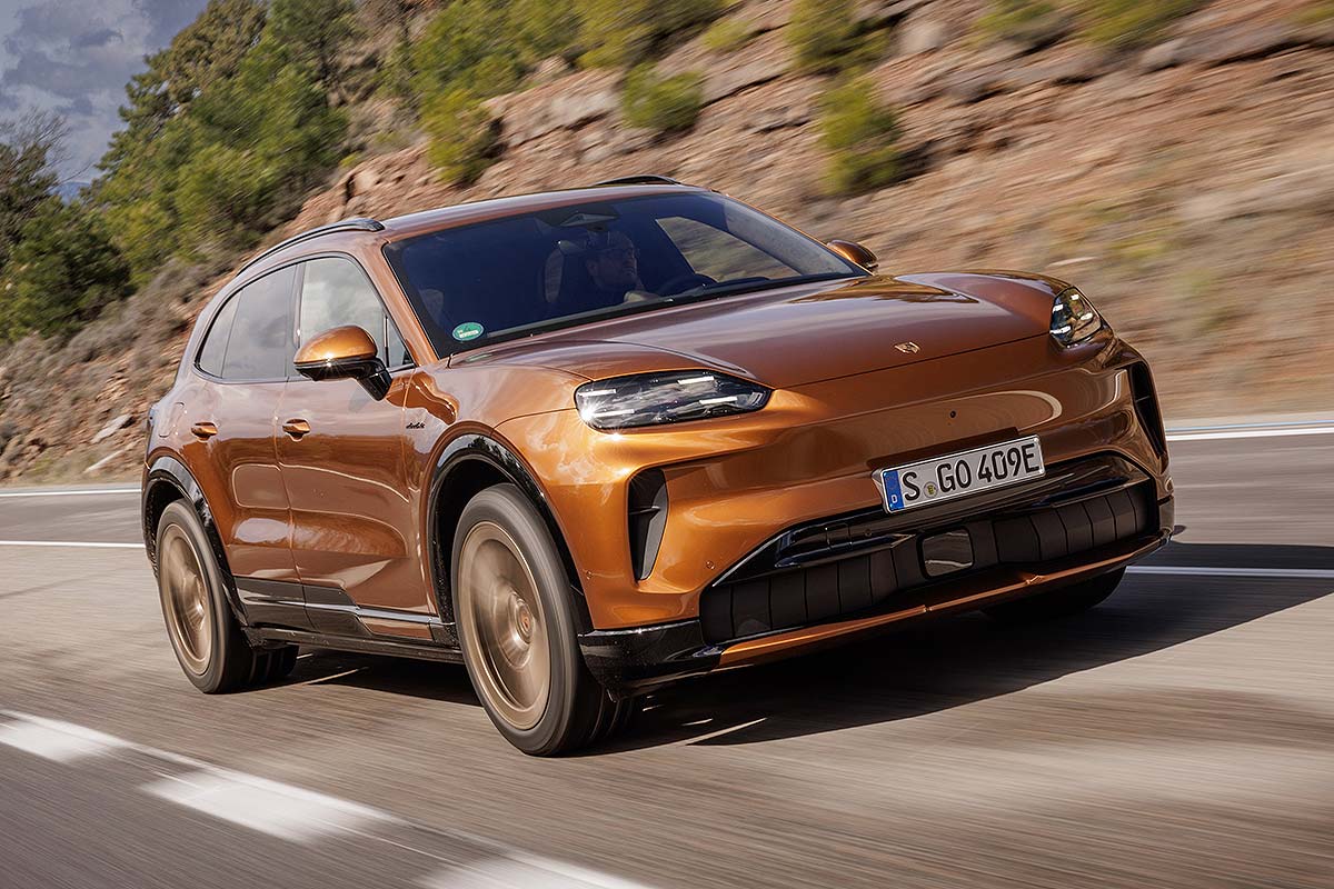 2026 Porsche Cayenne Electric front driving