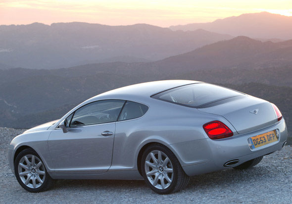 Automotive Reincarnations: Jensen FF and Bentley Continental GT Rear Side View