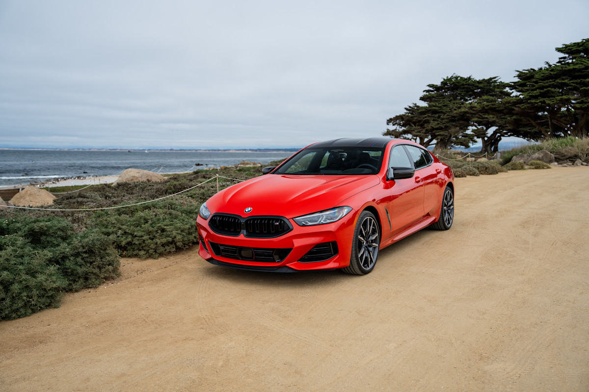 Photo via BMW. 2026 BMW 8 Series front-quarter view.