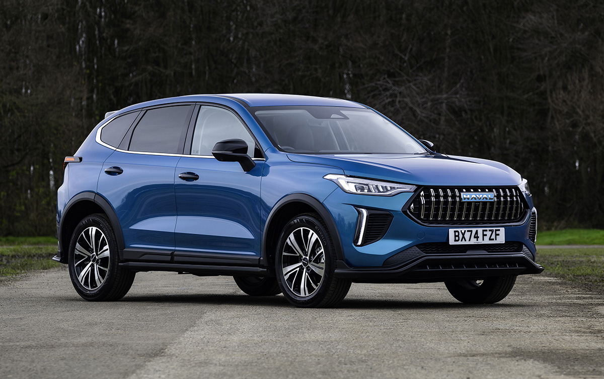 GWM Haval Jolion Pro blue front quarter static