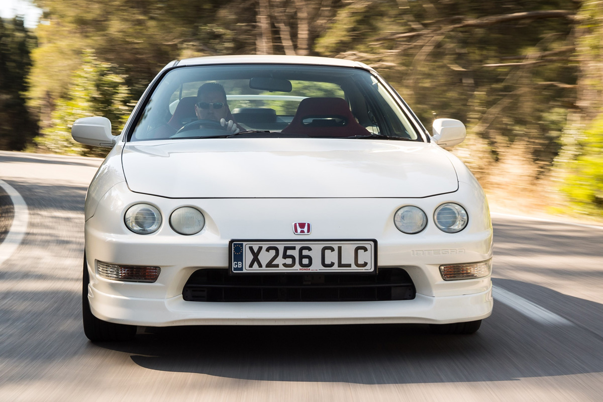 Honda Integra Type R front driving