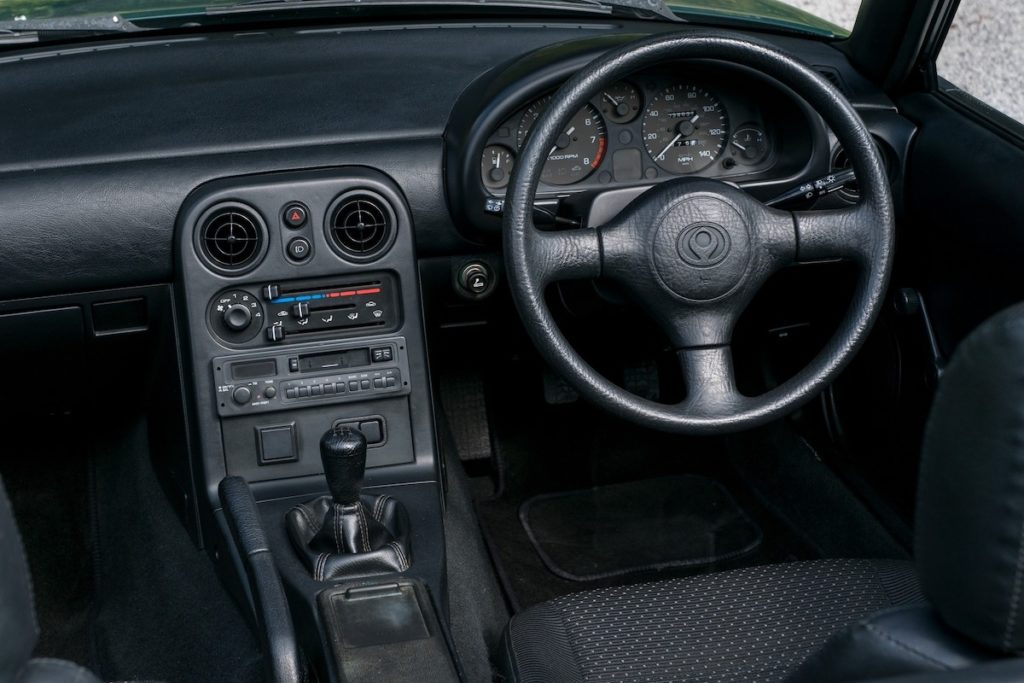 Automotive Anniversary: 30 Years of the Mazda MX-5 MK1 Interior