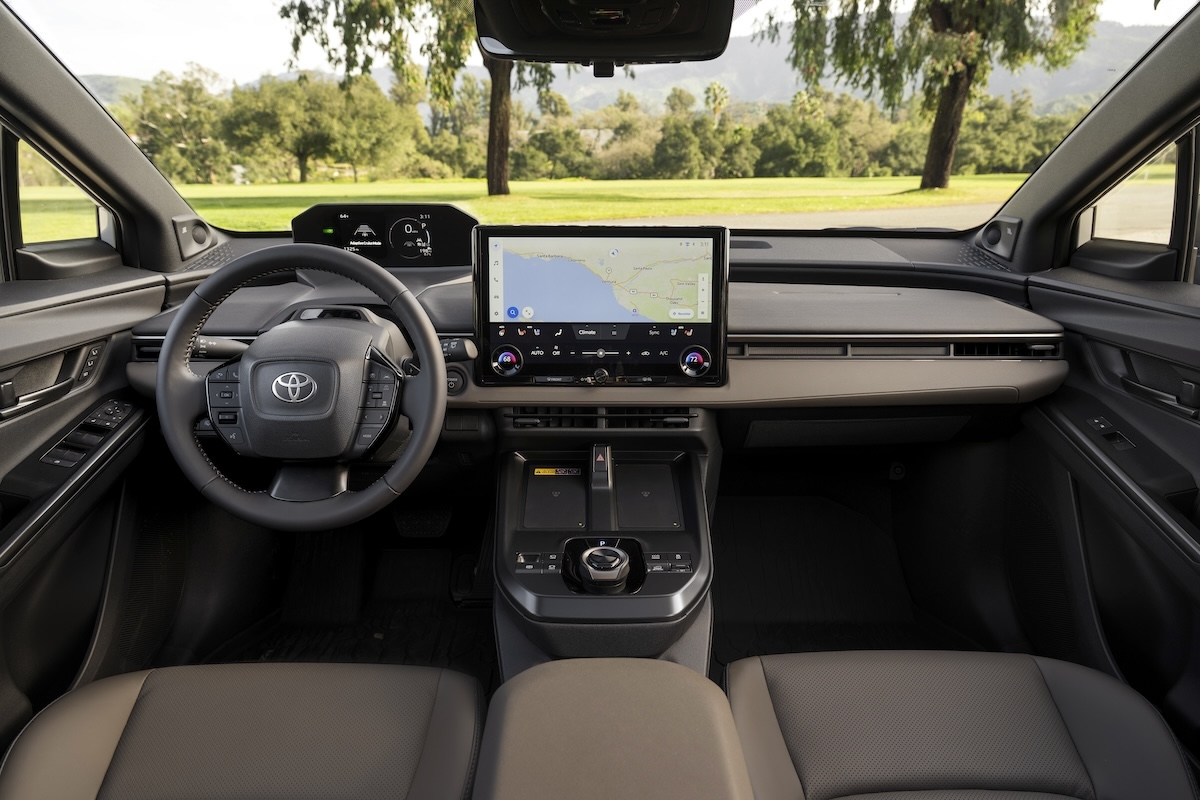 2027 Toyota bZ Woodland Premium Bronze dashboard