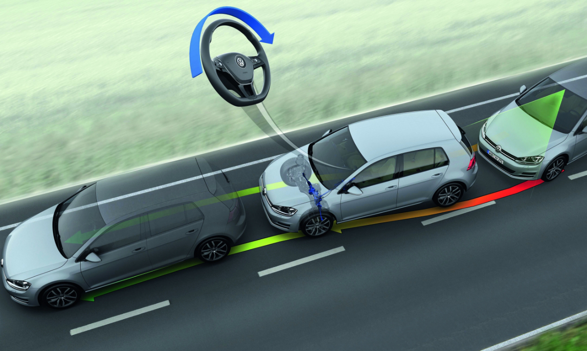 Volkswagen Lane Assist car safety features
