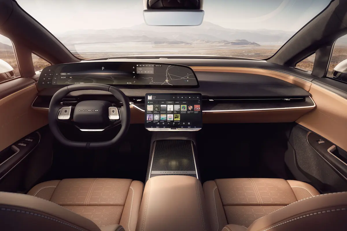 2025 Lucid Gravity Preview - interior