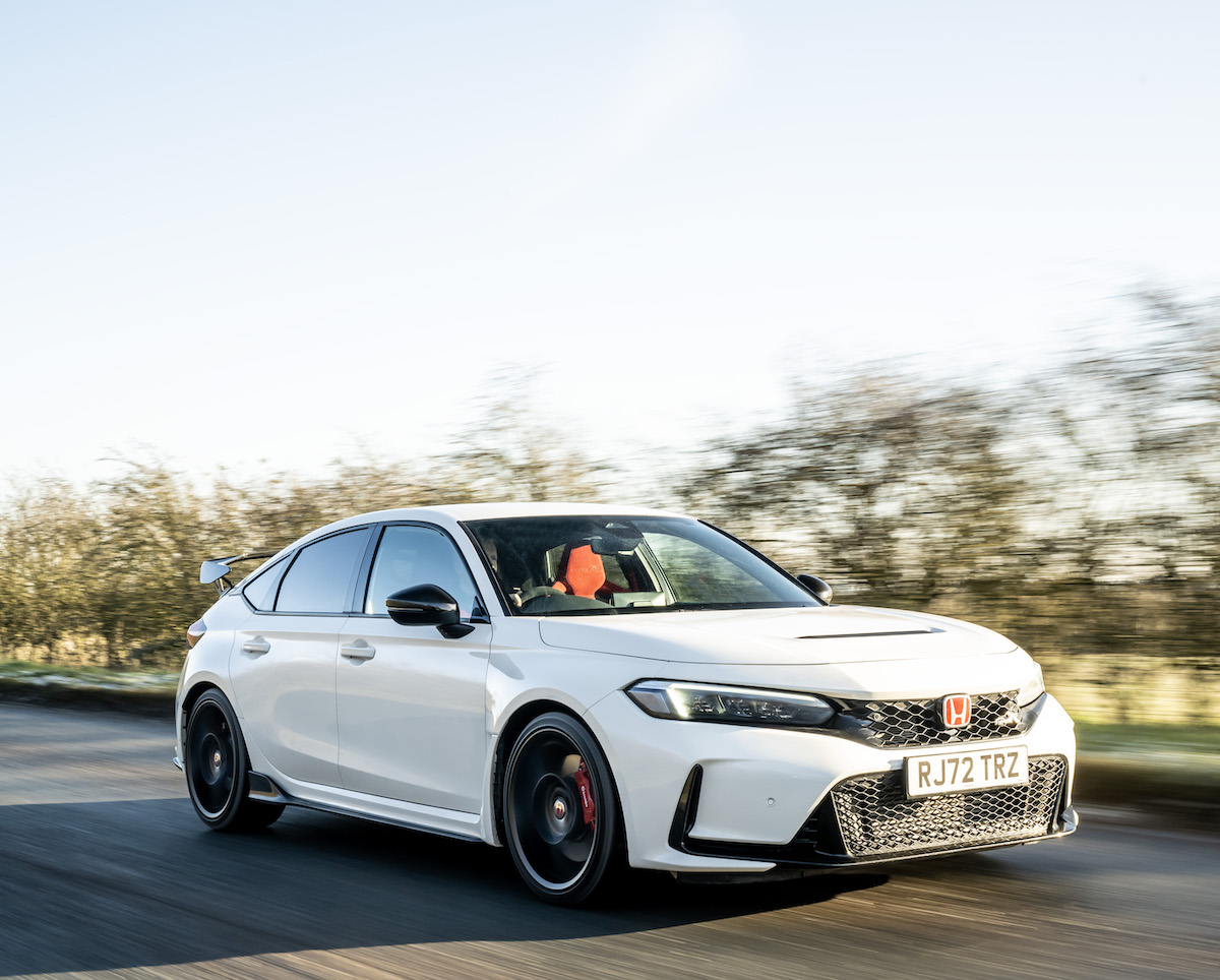 2023 Honda Civic Type R front driving road
