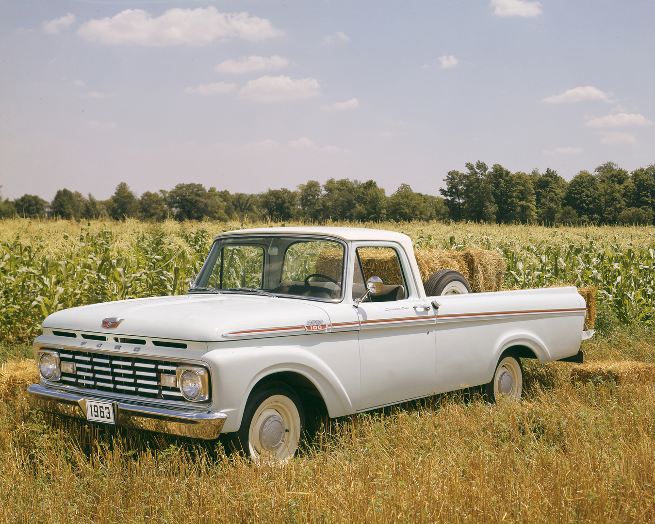 1963 Ford F-100 custom cab Styleside pickup truck