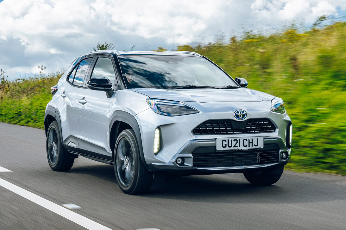 2020 Toyota Yaris Cross front three quarters driving