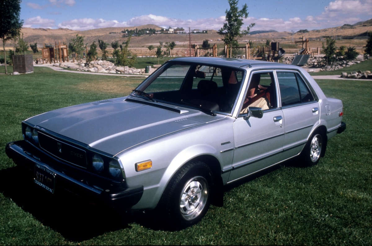Honda Accord first generation 1979 sedan silver front static