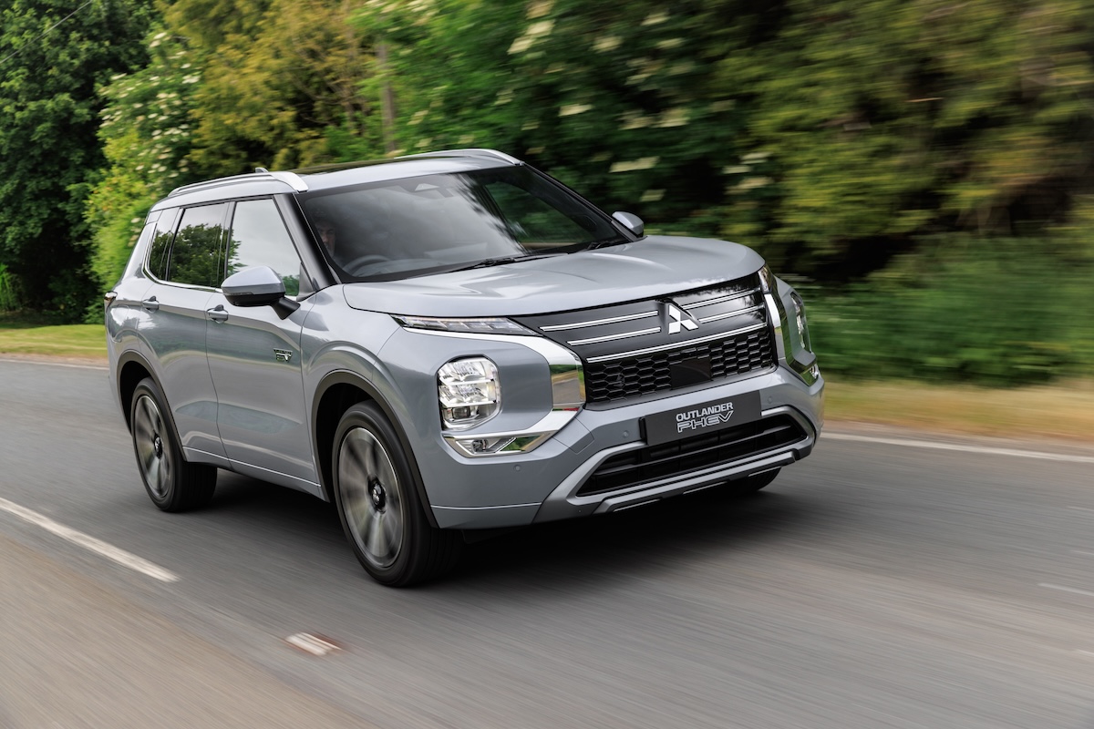 Mitsubishi Outlander driving