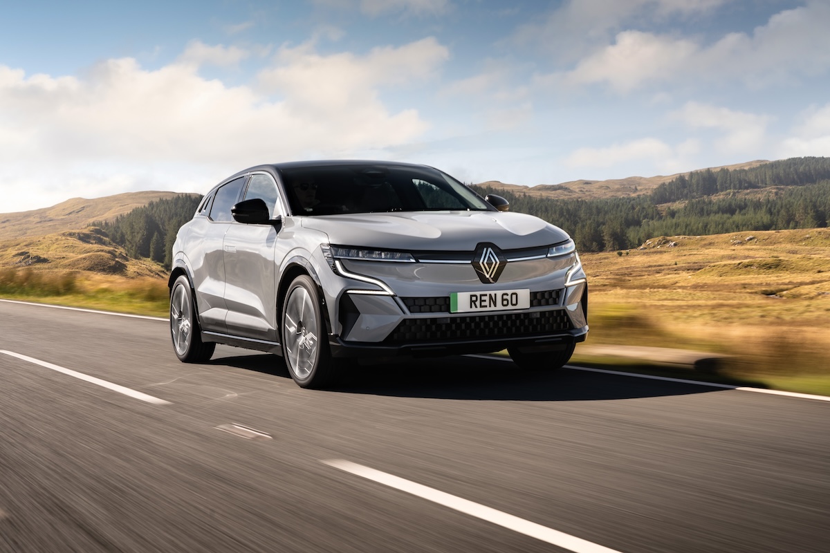 Renault Megane E-Tech front driving