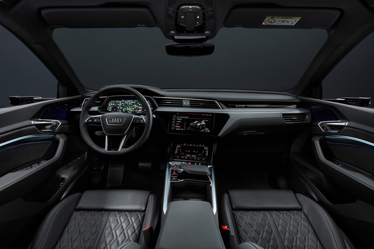 2024 Audi SQ8 e-tron Sportback Preview interior