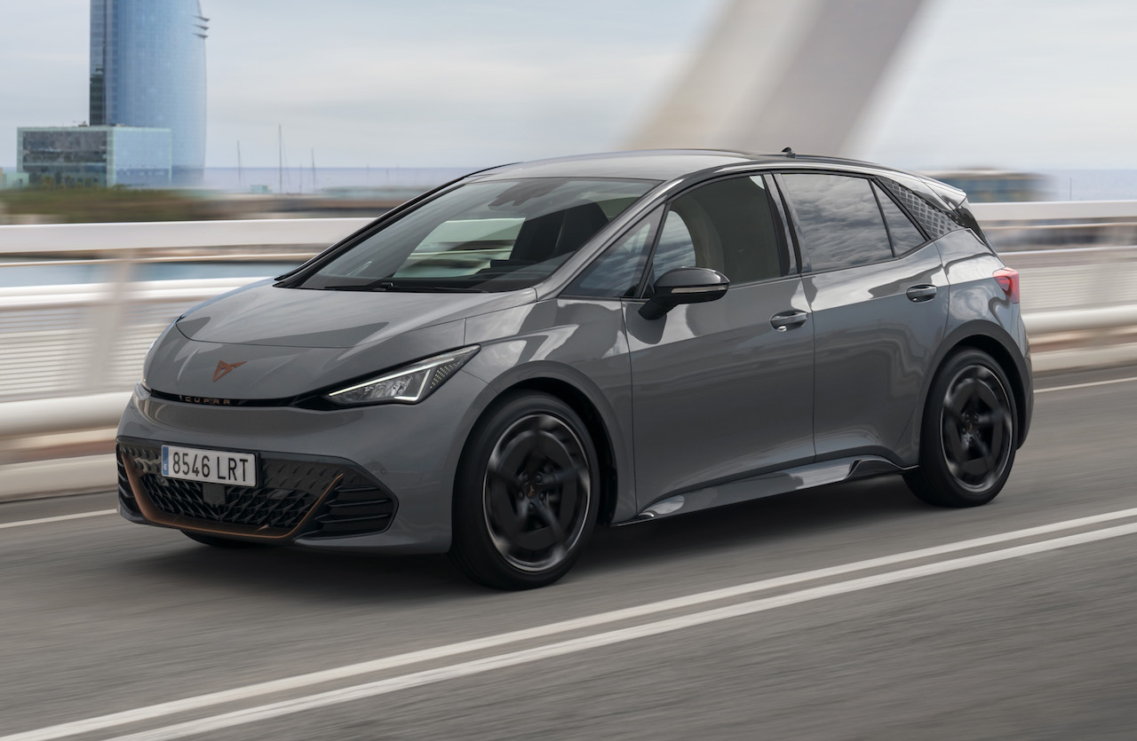 2021 Cupra Born front three quarters static