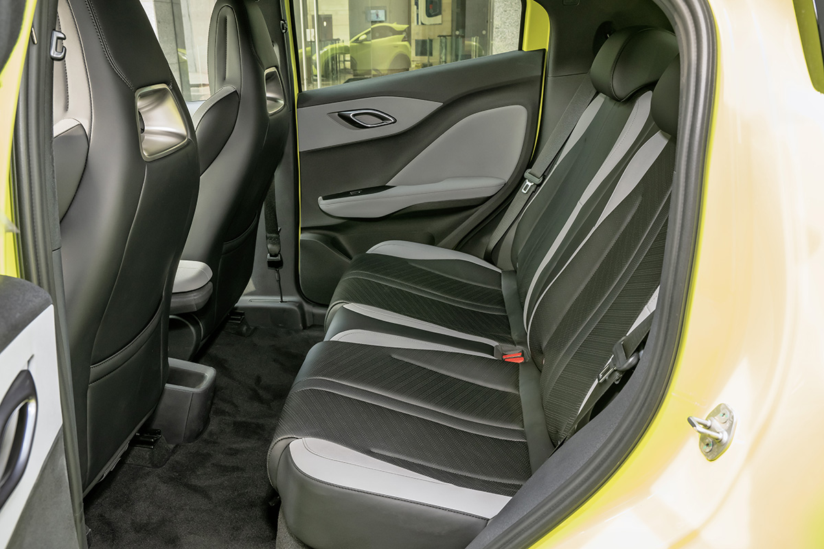 BYD Dolphin Surf rear seats