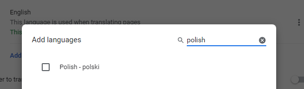 Language Search
